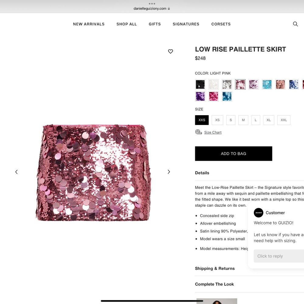 Daniel Guizio Skirt